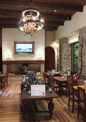 Restaurant area at Fairview Wine and Cheese, Stellenbosch, South Africa